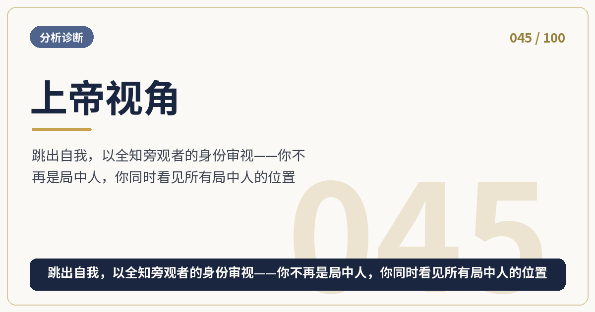 上帝视角